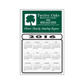 20 Mil Rectangle Large Size Calendar Magnet w/ Month & Year Outline (4"x5")